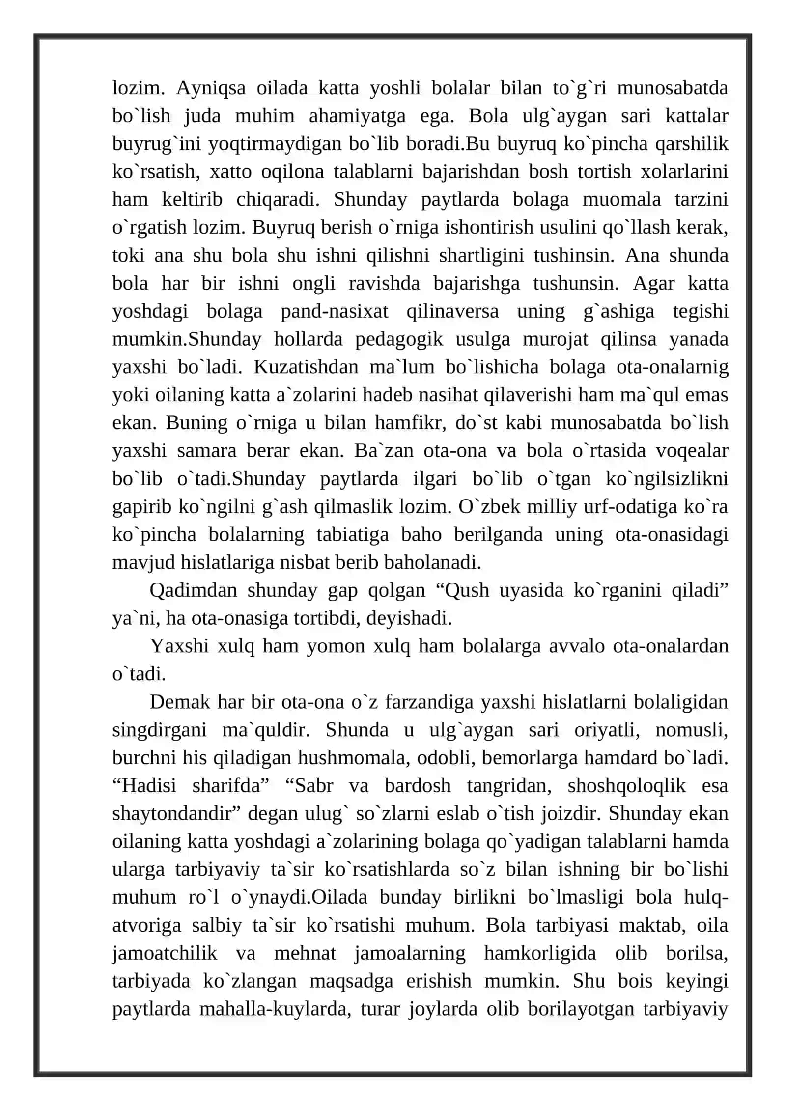 Oila tarbiyasi asoslari 4