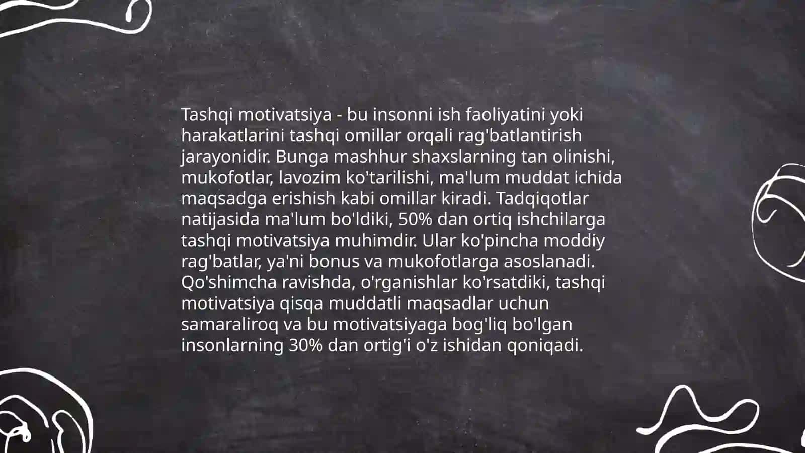 Motivatsiyani òrganishga oid asosiy yondashishlar 4