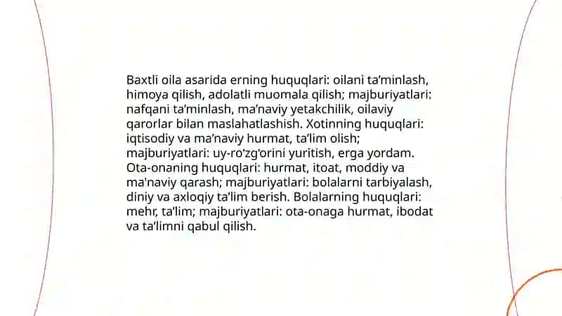 Shayx Muxammad Sodiq Muxammad Yusufning Baxtli oila asarida islom qadriyatlarining talqini 4