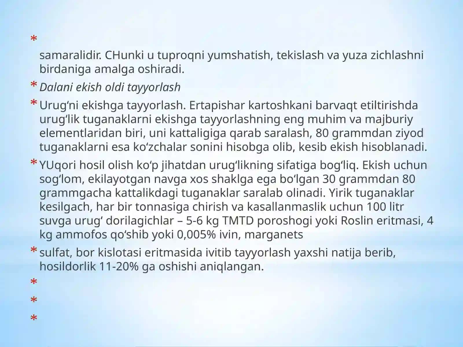 Ertapishar Kartoshka Etishtirish 4
