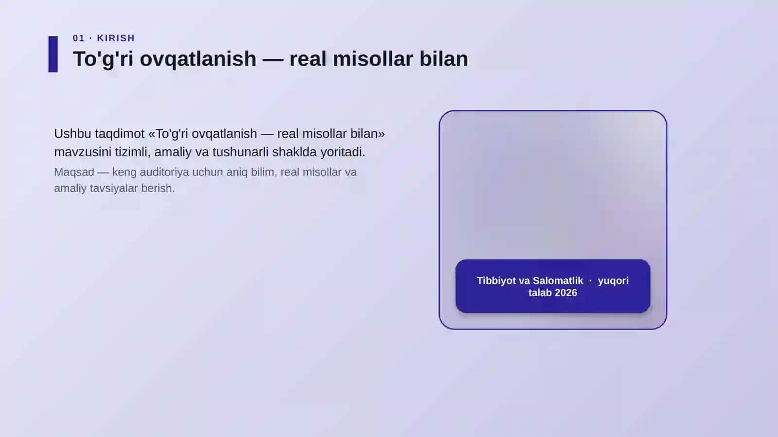 To'g'ri ovqatlanish — real misollar bilan 4
