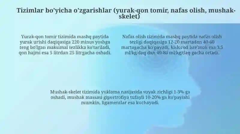 Sportning har bir turibilanshugullanganda organizimda sodir boladigan ozgarishlar 4
