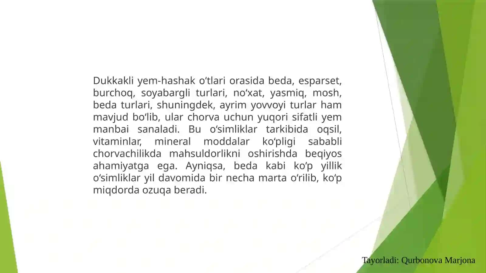 Dukkakliyem-hashako‘tlari  guruhining umumiy  tavsifi 4