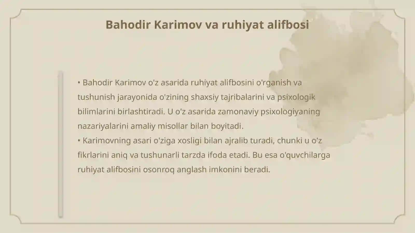Ruhiyat alifbosi 4