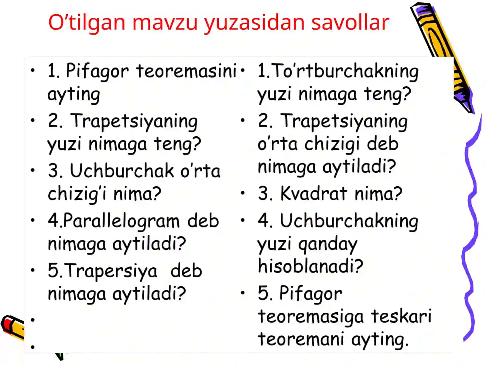 Aylana. Markaziy burchak 4