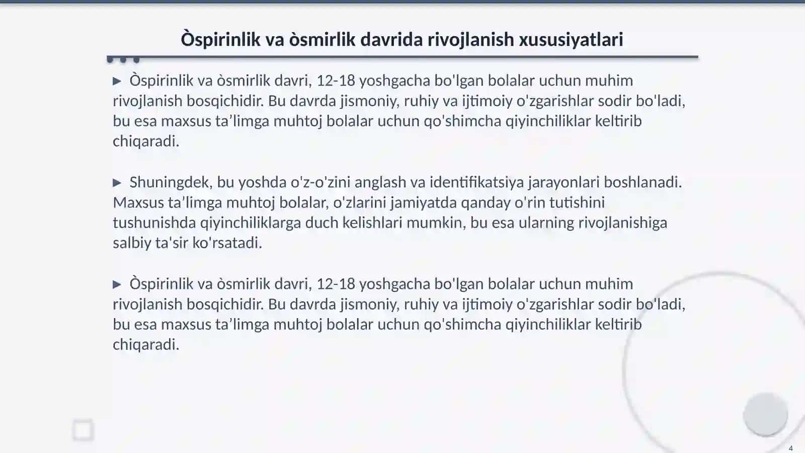 Maxsus taʼlim tushunchasi va ahamiyati 4