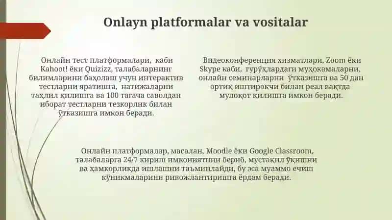 Muammoli seminarlarda o'qitish texnologiyasi 4