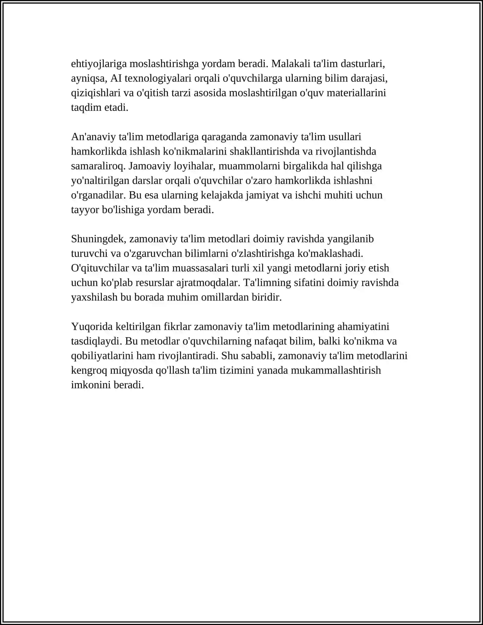 BOSHLANG'ICH SINF O'QUVCHILARIDA DARS O'TISHDA ZAMONAVIY METOD VA INTERAKTIV O'YINLARDAN FOYDALANISH 4