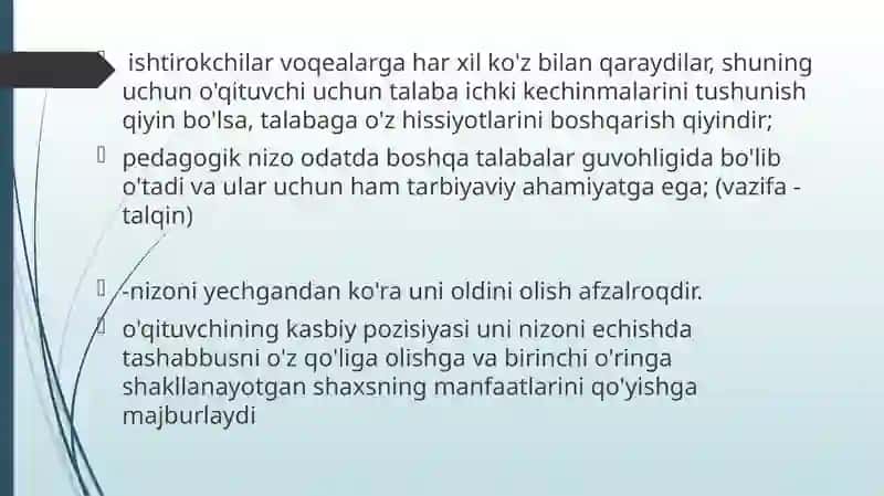 Yoshpedagoglar faoliyatida odatda yo’l qo’yiladigan xatolar va ularni yechish 4