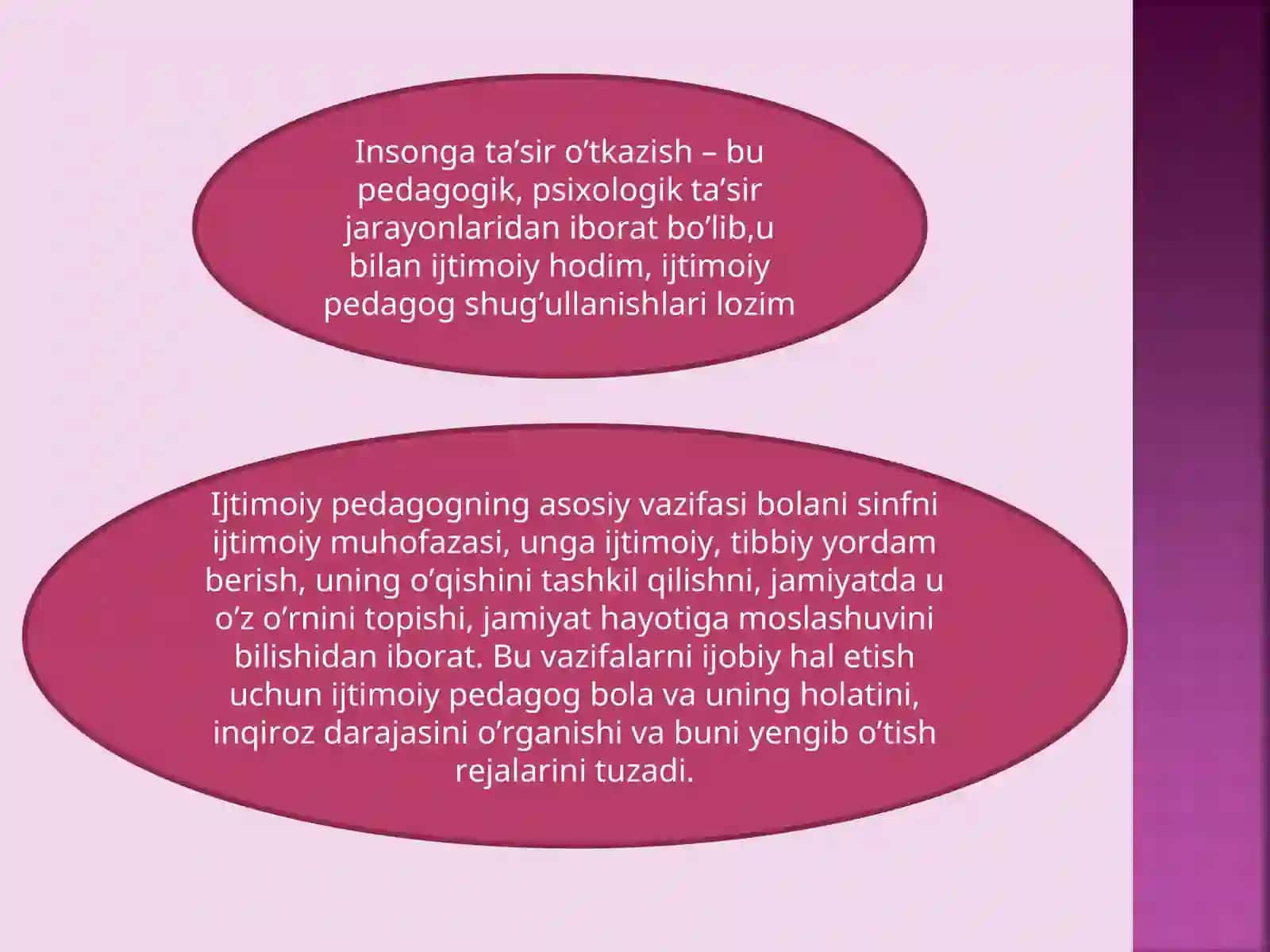 Ijtimoiy pedagogika kasbiy sohalari. 4