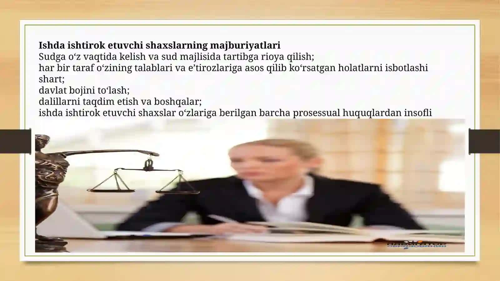 Fuqarolik  sud  ishlarini  yuritish  ishtirokchilari 4