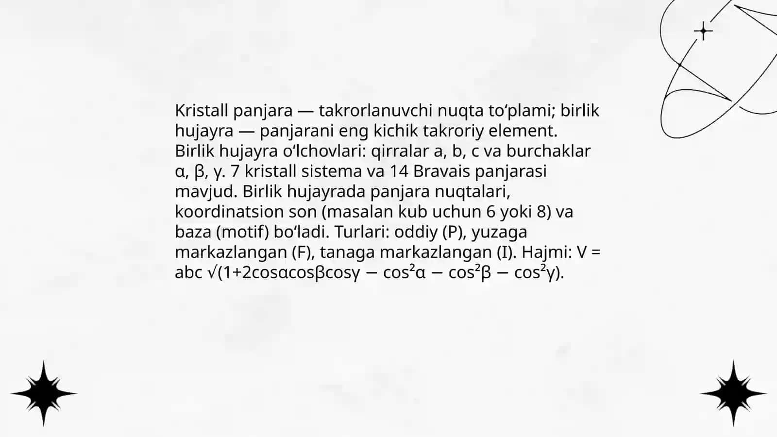 Kristal va amorf jismlar 4