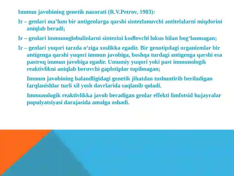 Immunjavobininggenetiknazorati.Gistomoslikniasosiykompleksi 4