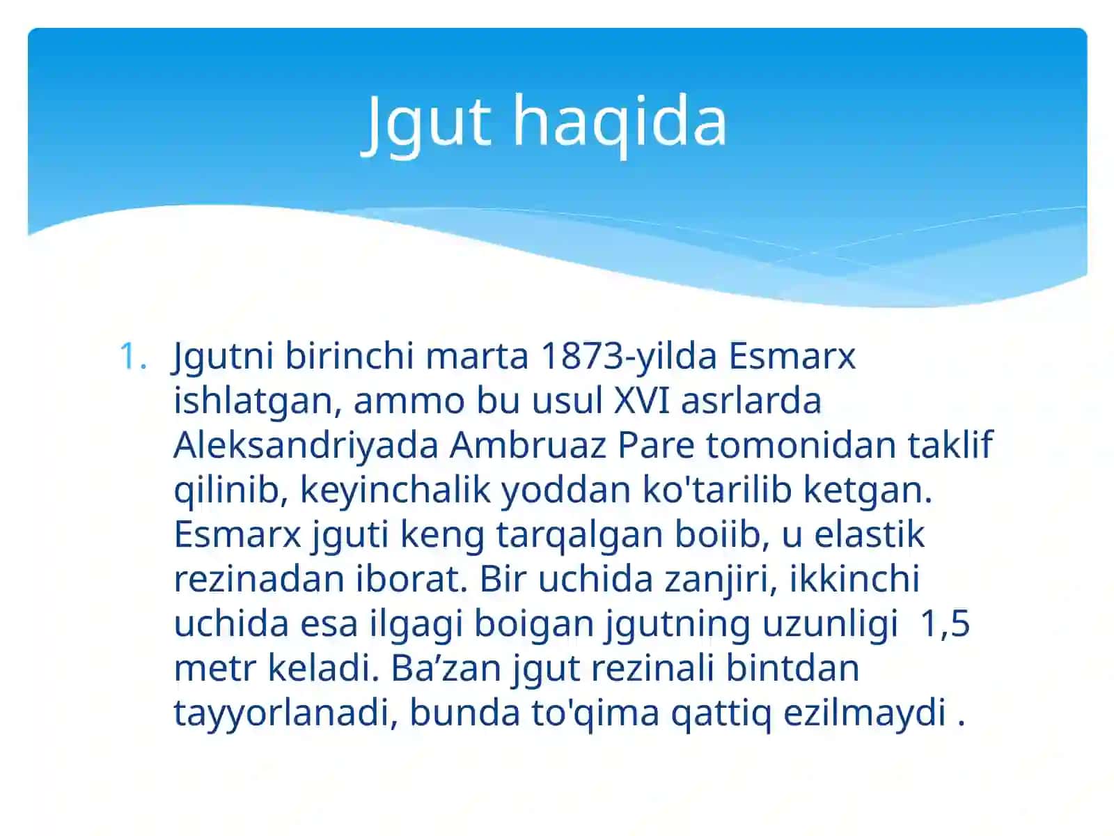 UMUMIY XIRURGIYA FANI UCHUN 4