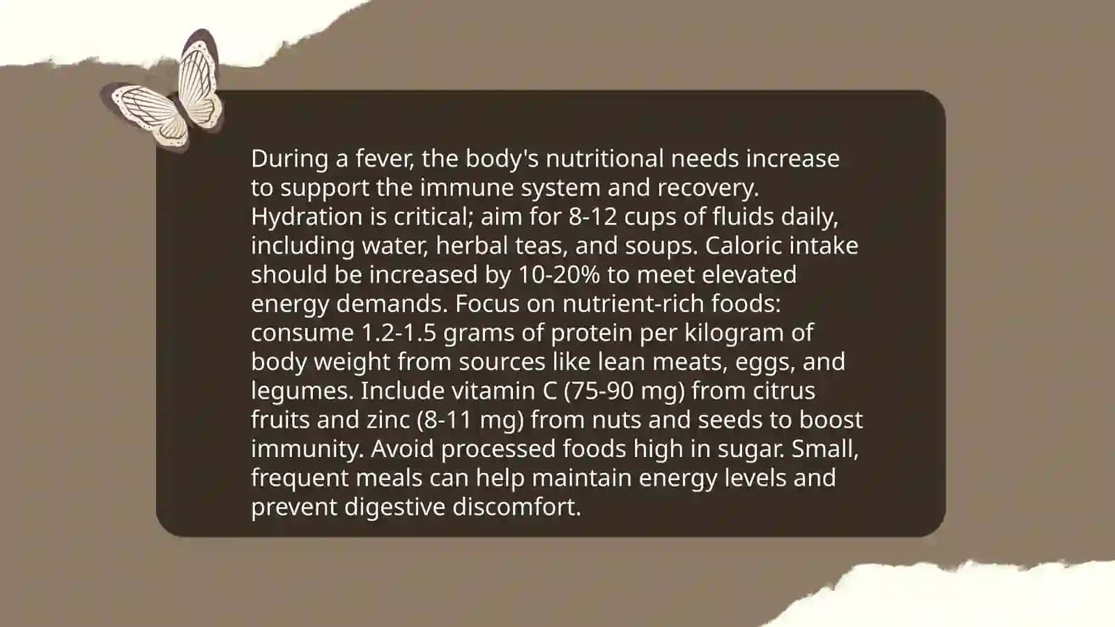 Fever culture project Diettherapy 4