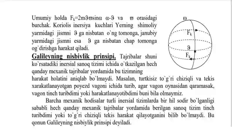 Noinersial sanoq tizimi 4