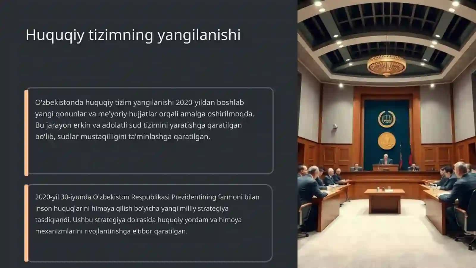 Yangi O'zbekistonda inson haq-huquqlari va erkinliklari kafolatining yaratilishi 4