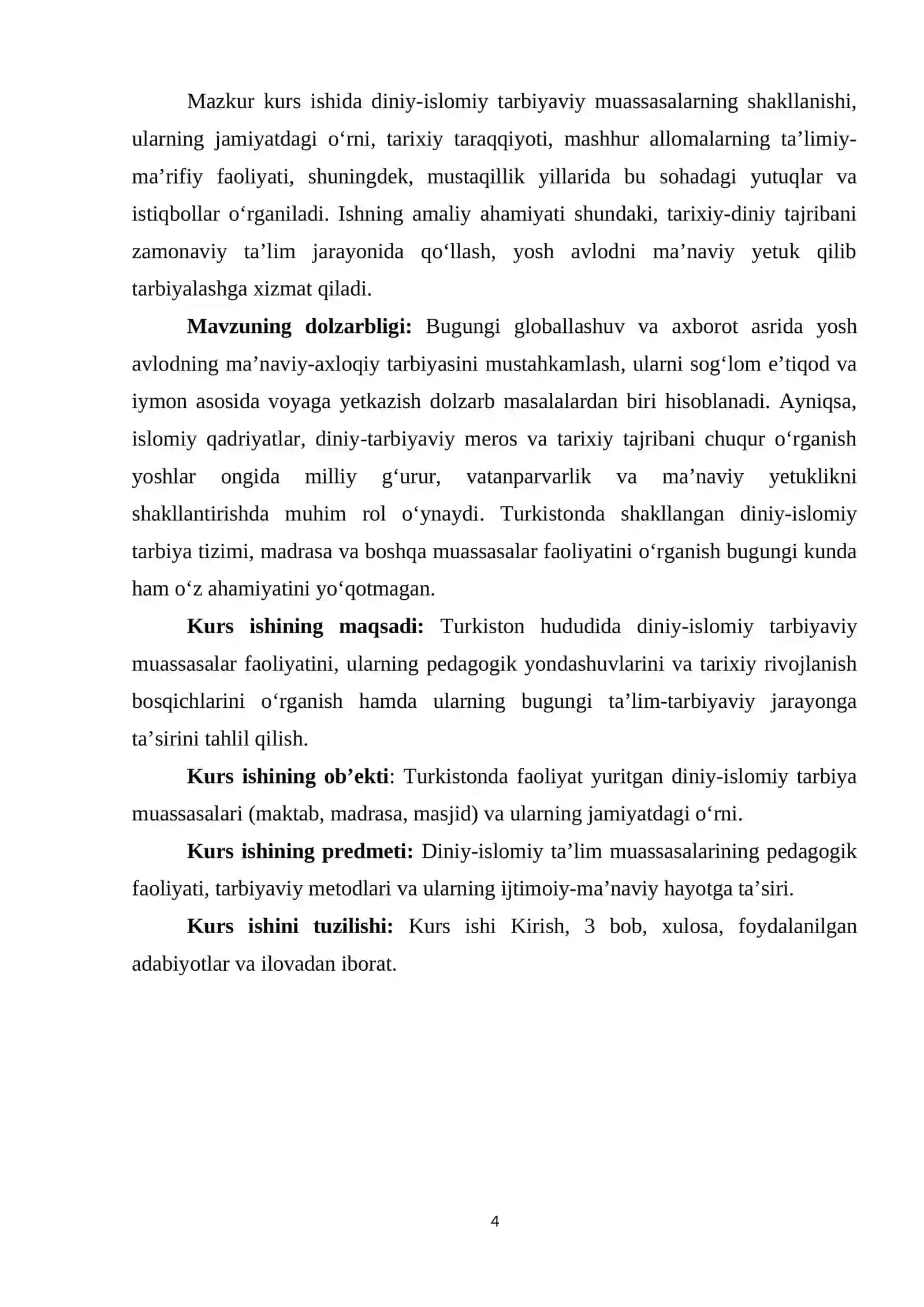 Turkistonda diniy-islomiy tarbiyaviy muassasalar va pedagogik  fikrlar taraqqiyoti 4