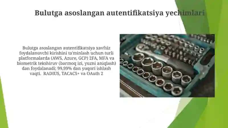 Identifikasiya va autentifikasiya vositalari 4
