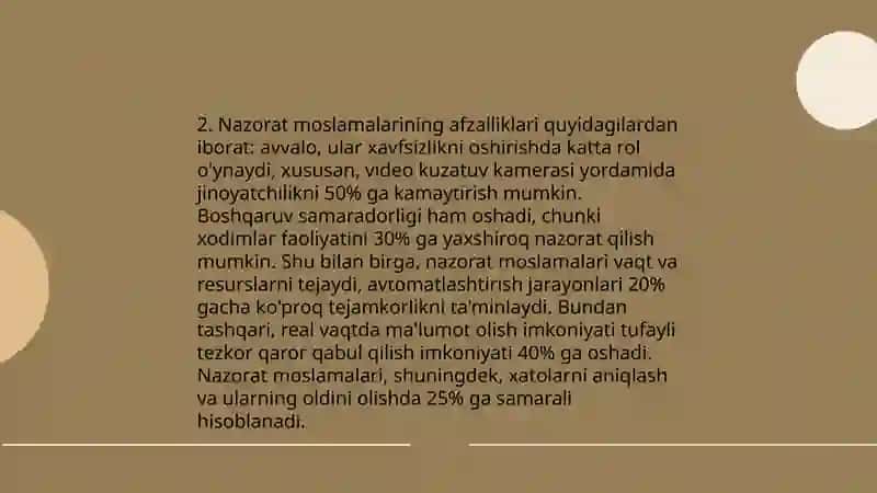 Nazorat moslamalari 4