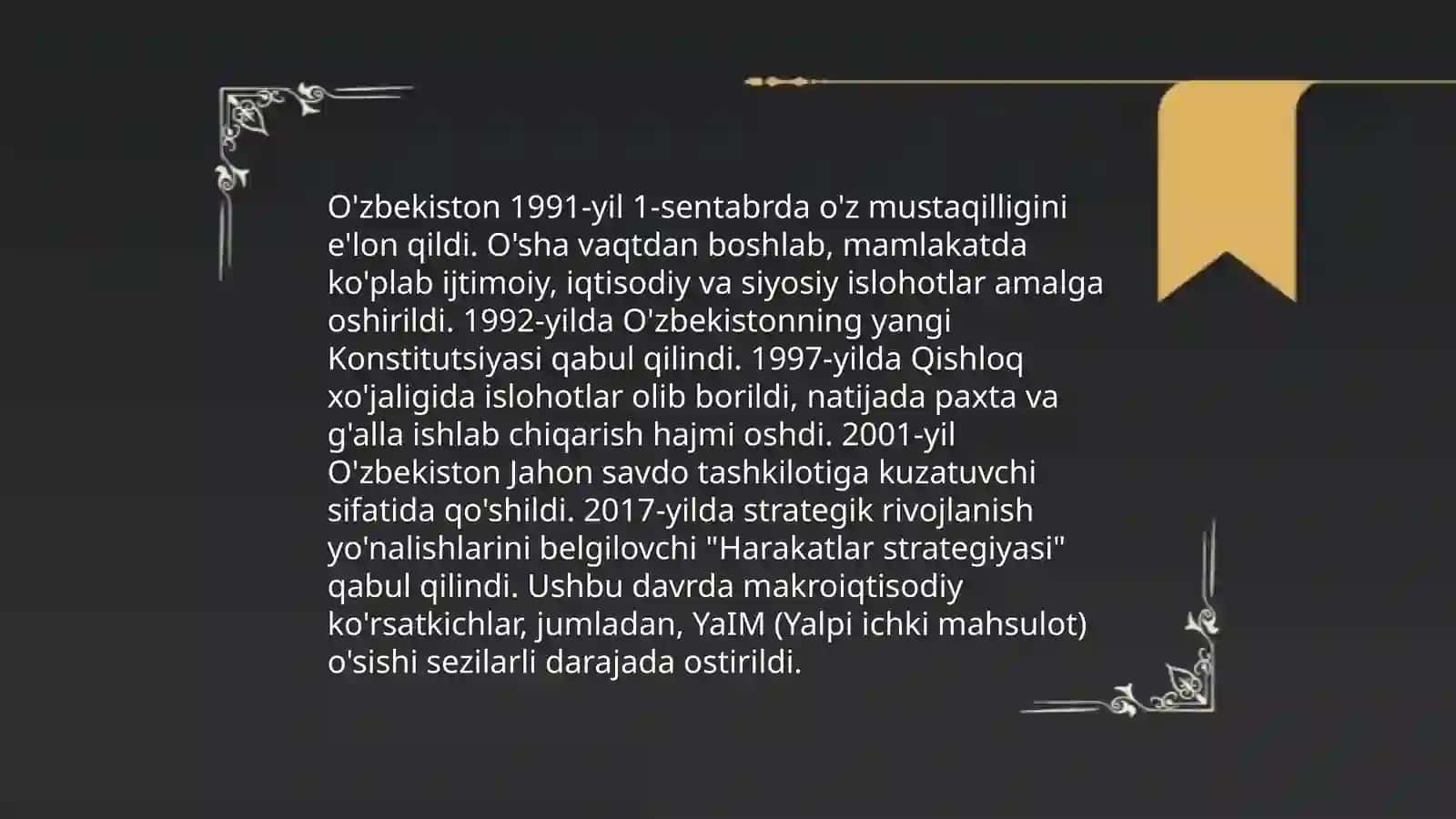 Islom Karimovning Oʻzbekiston respublikasi prezidenti etib saylanishi 4