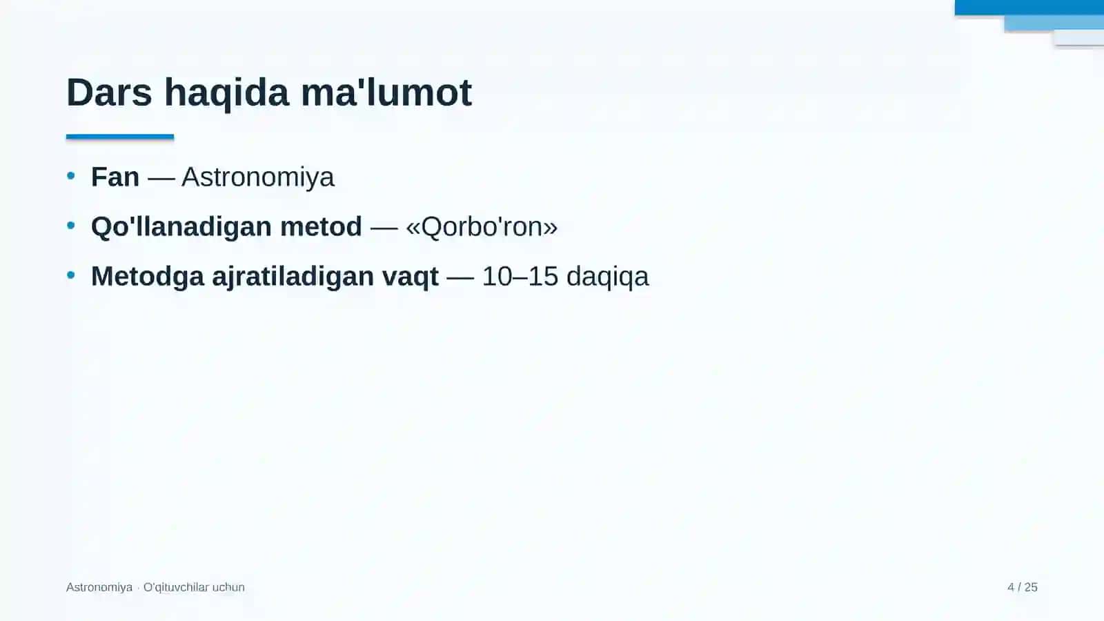 astronomiya darslarida qorbo'ron metodidan foydalanish 2252 4