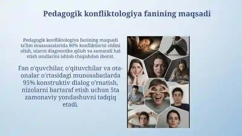 Pedagogik konfliktologiya fanining ob'ekti 4