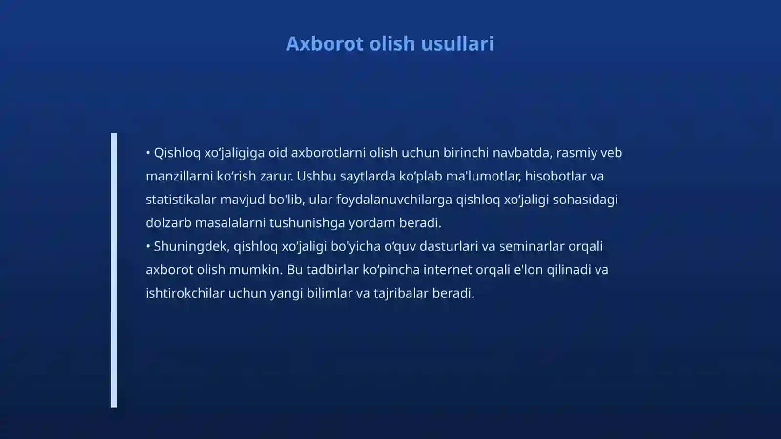 Internetda qishloq xo‘jaligiga oid veb manzillar va ulardan axborotlarni ko‘chirish 4