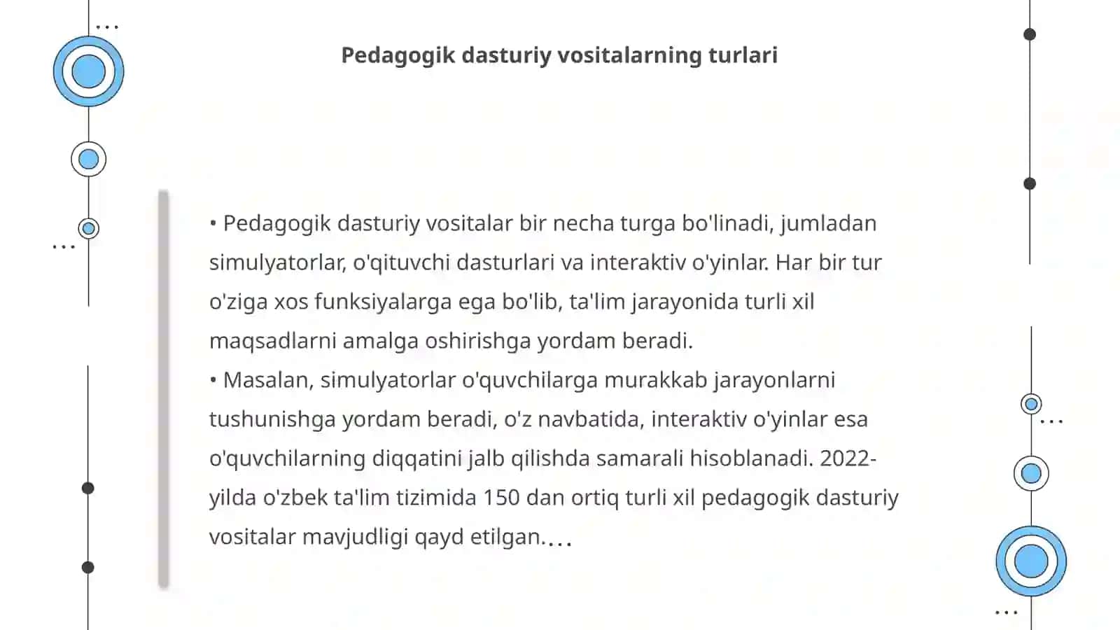 Informatika va axborot texnologiyalari fanini o‘qitishda pedagogik dasturiy vositalar 4