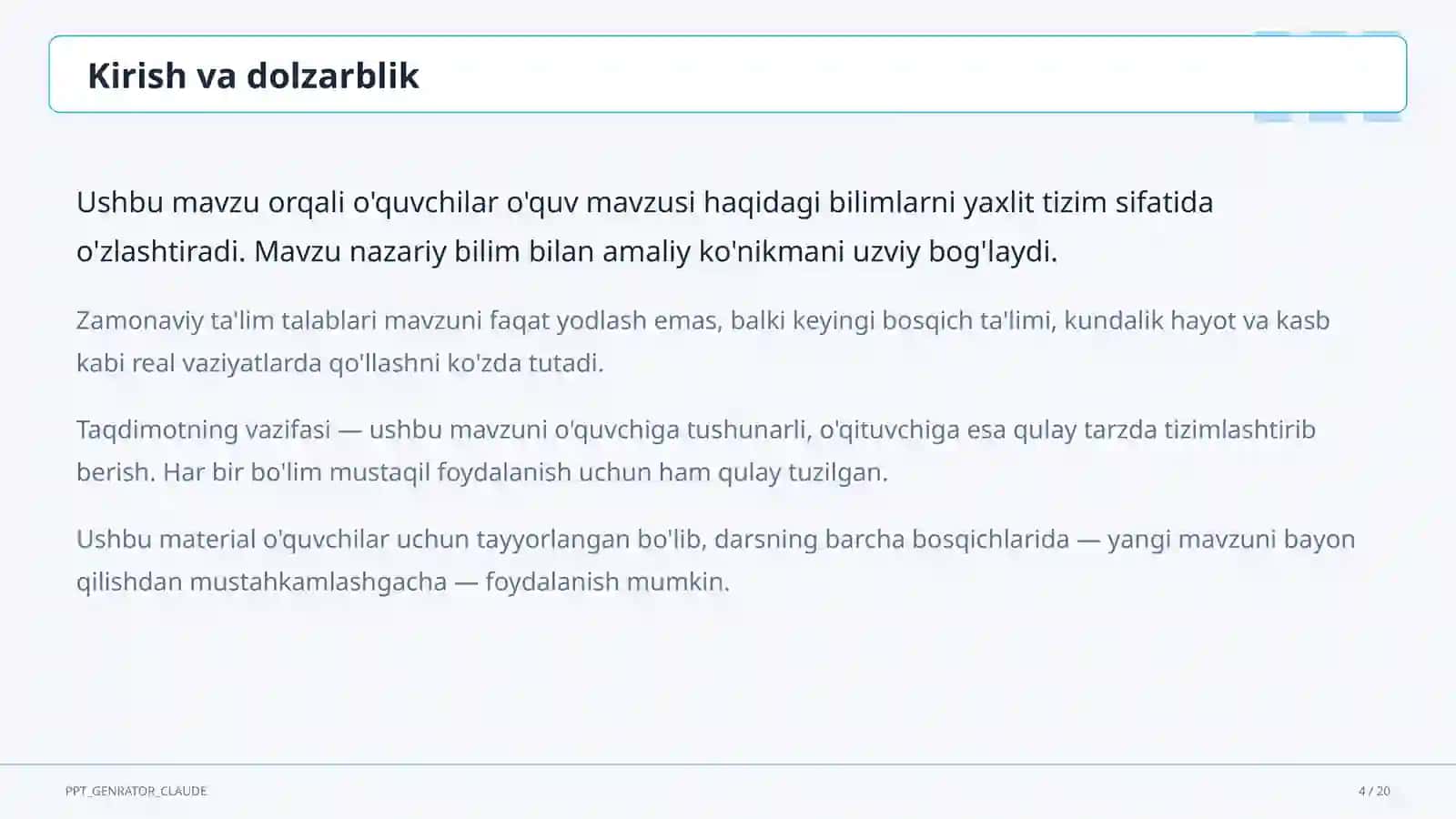 Yil o'qituvchisi va Kasbiy mahorat yetakchisi tanlovlari 4
