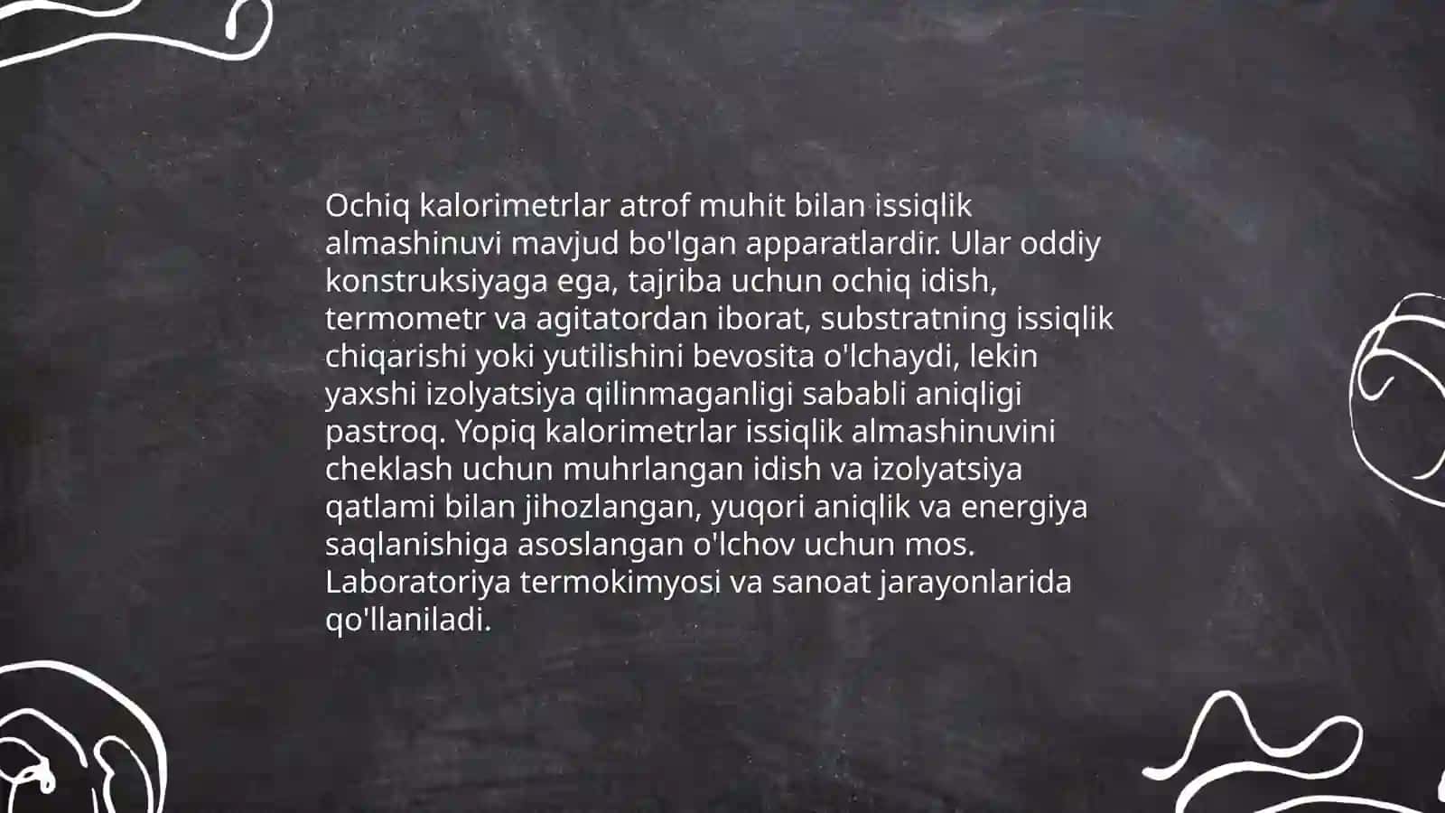 Kalorimetriya 4