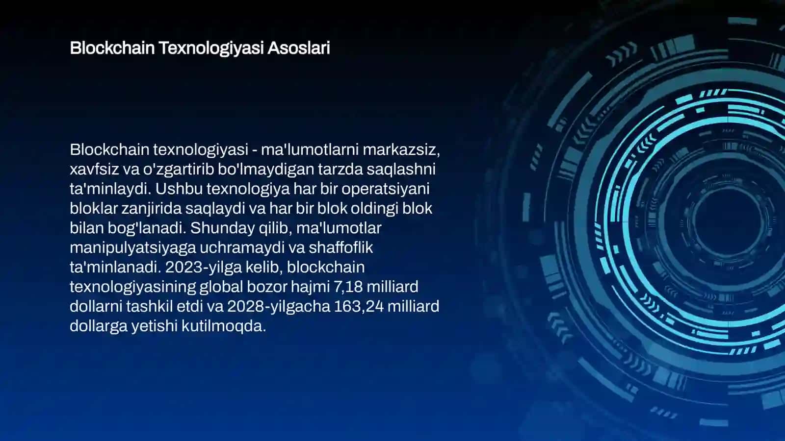 Elektron Hukumat Tizimida Blockchain Texnologiyalaridan Foy 4