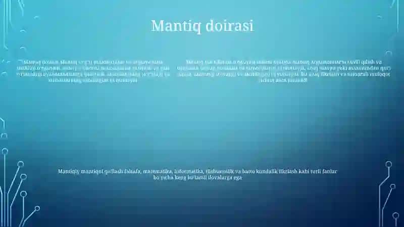 Mantiq Tafakkur Shakllari Va Qonunlarini OʻRganuvchi Fan Sohasi Sifatida 4