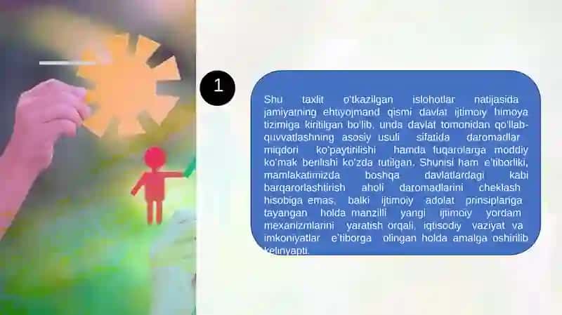 OʼZBEKISTONDA KUCHLI IJTIMOIY HIMOYA TIZIMINING YARATILISHI.​ 4