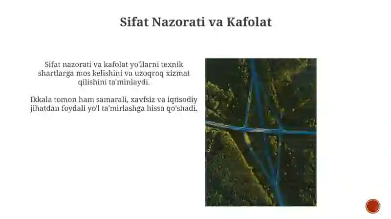 Avtomobil yoʻllarini ekspluatatsiya qilish tashkilotining metrologik taʼminoti 4