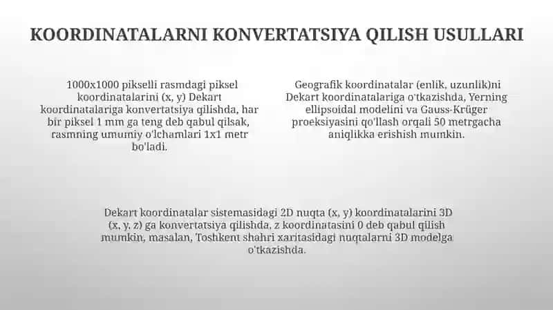 Dekart koordinata sistemasida nuqta koordinatalarini kiritish usullari 4