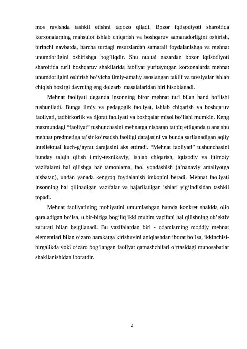 Boshqaruv mehnatining mazmuni, xarakteri va xususiyati 4