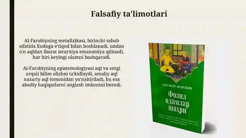 Abu Nasr Forobiy asarlarini o‘rganishning dolzarbligi 4