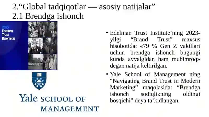 mijoz sodiqligi va brendga ishonch 4