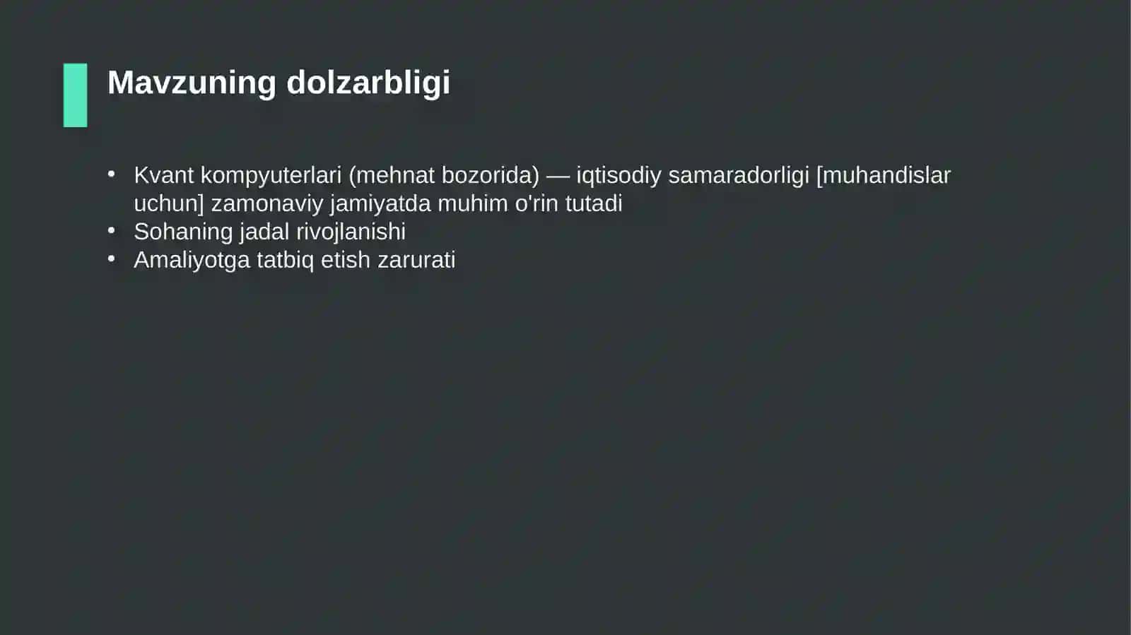 Kvant kompyuterlari (mehnat bozorida) — iqtisodiy samaradorligi [muhandislar uchun] 4