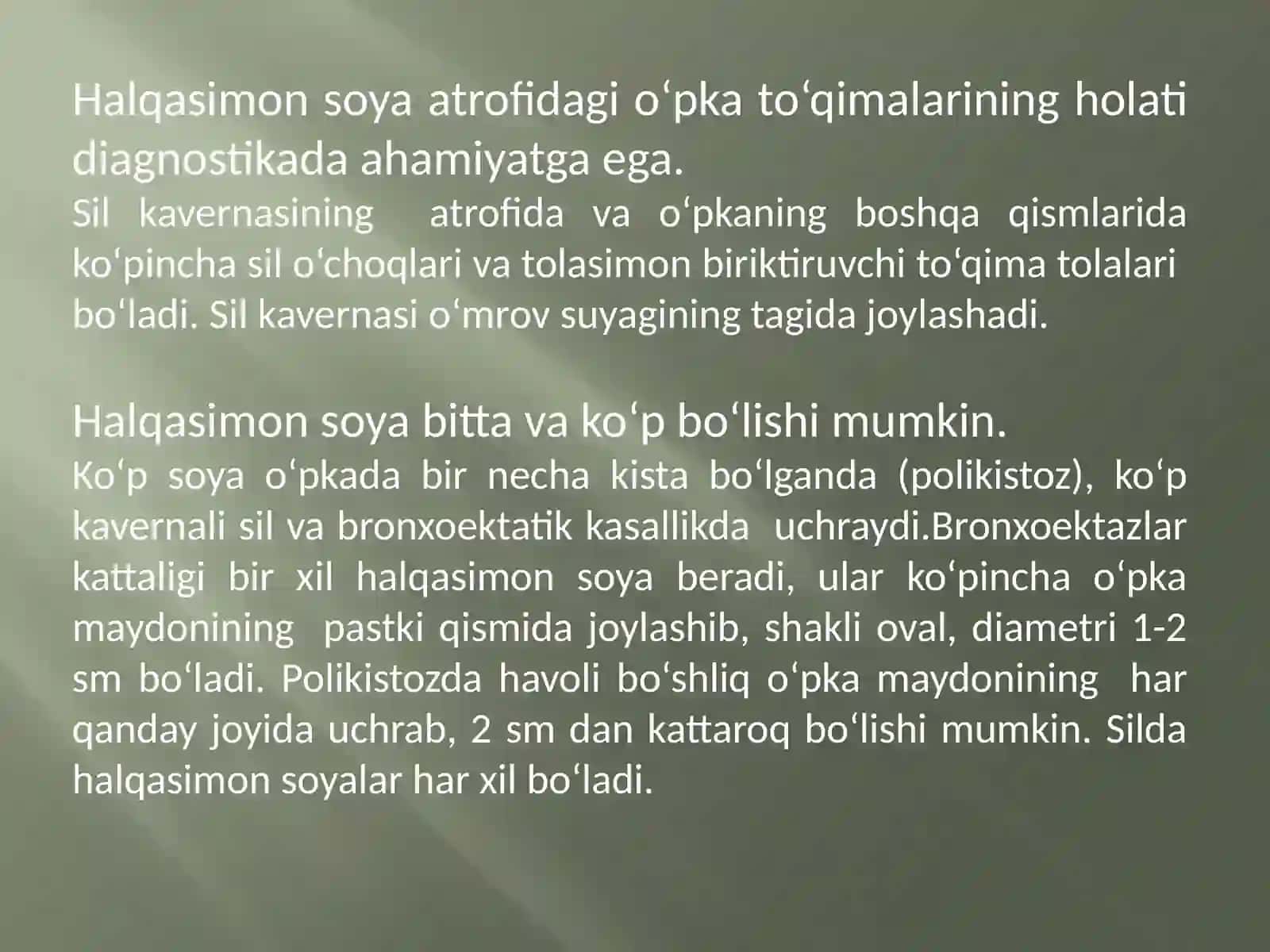 Halqasimon Soyalanish 4