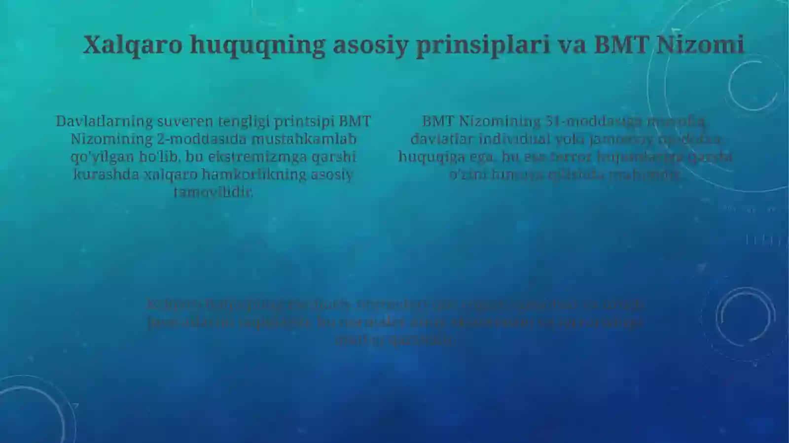 Diniy ekstremizm va terrorizmga qarshi kurashning xalqaro siyosiy-huquqiy asoslari 4