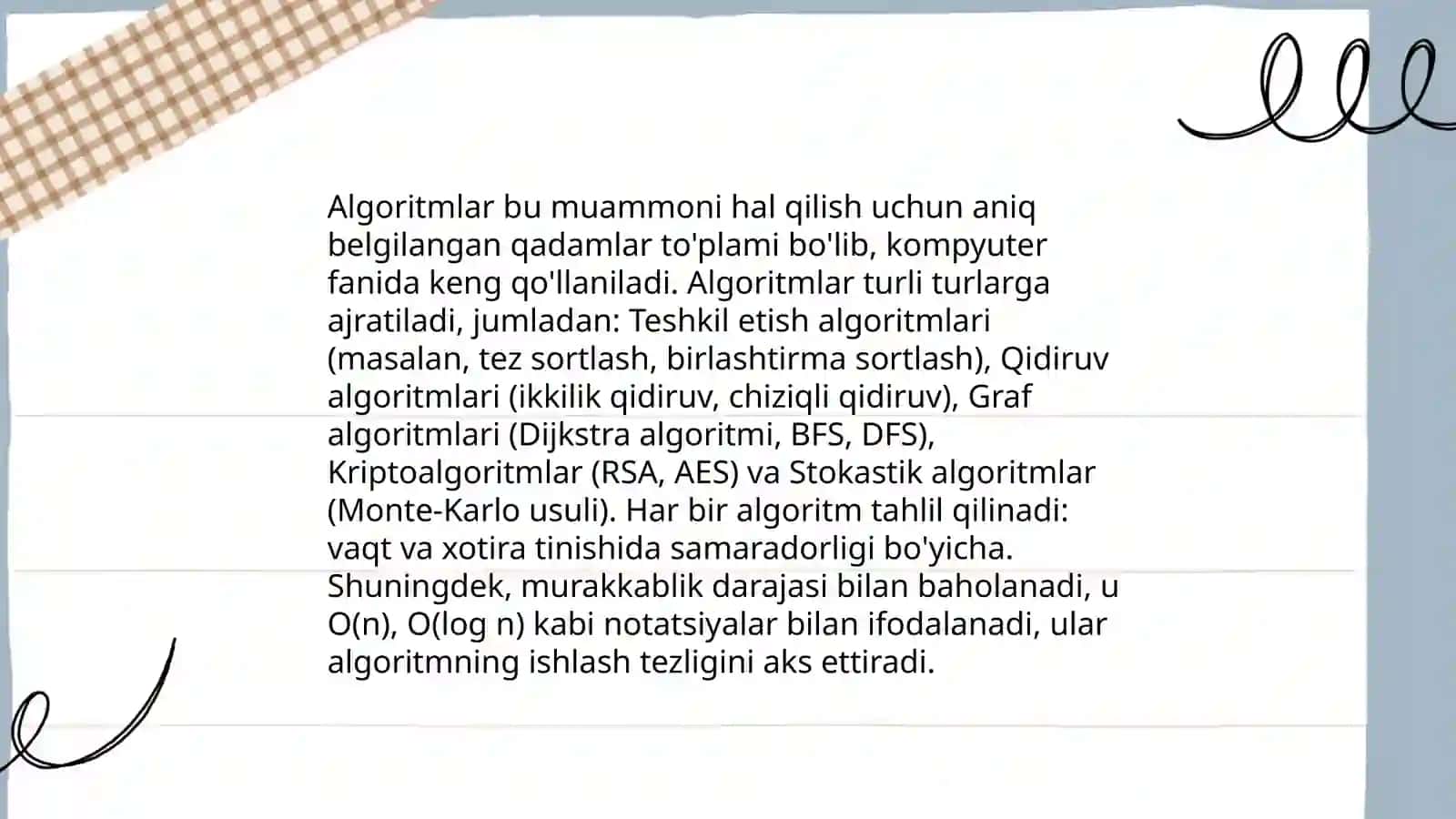 Algoritm nima? 4