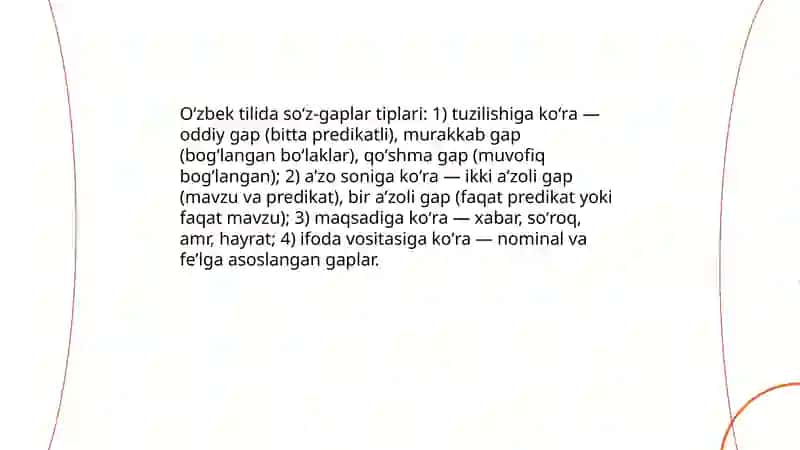 Oʻzbek tilida soʻz-gaplar 4