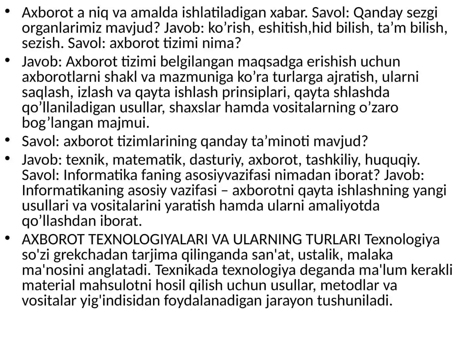 Zamonaviy axborot texnologiyalarining mustaqil respublikamiz hayotidagi ahamiyati va rivojlanish istiqbollari 4