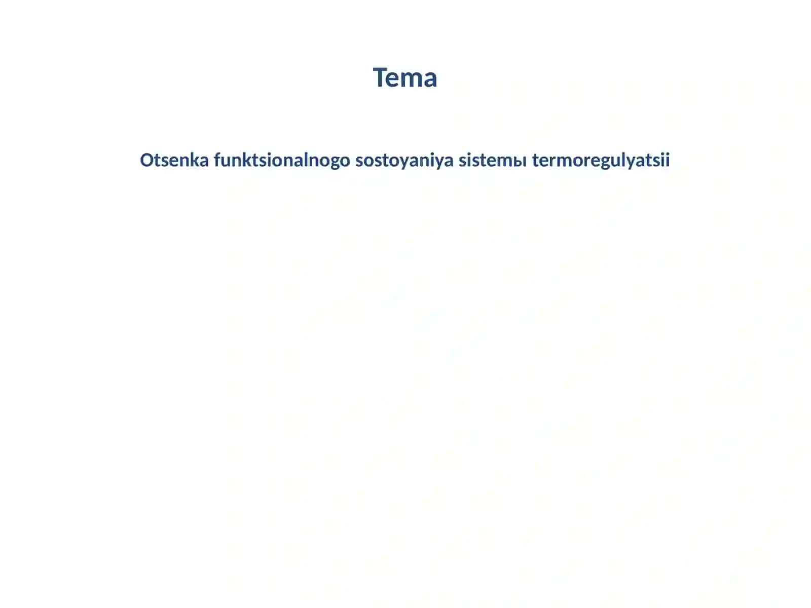 Tana haroratini o'lchash (termometriya) 4