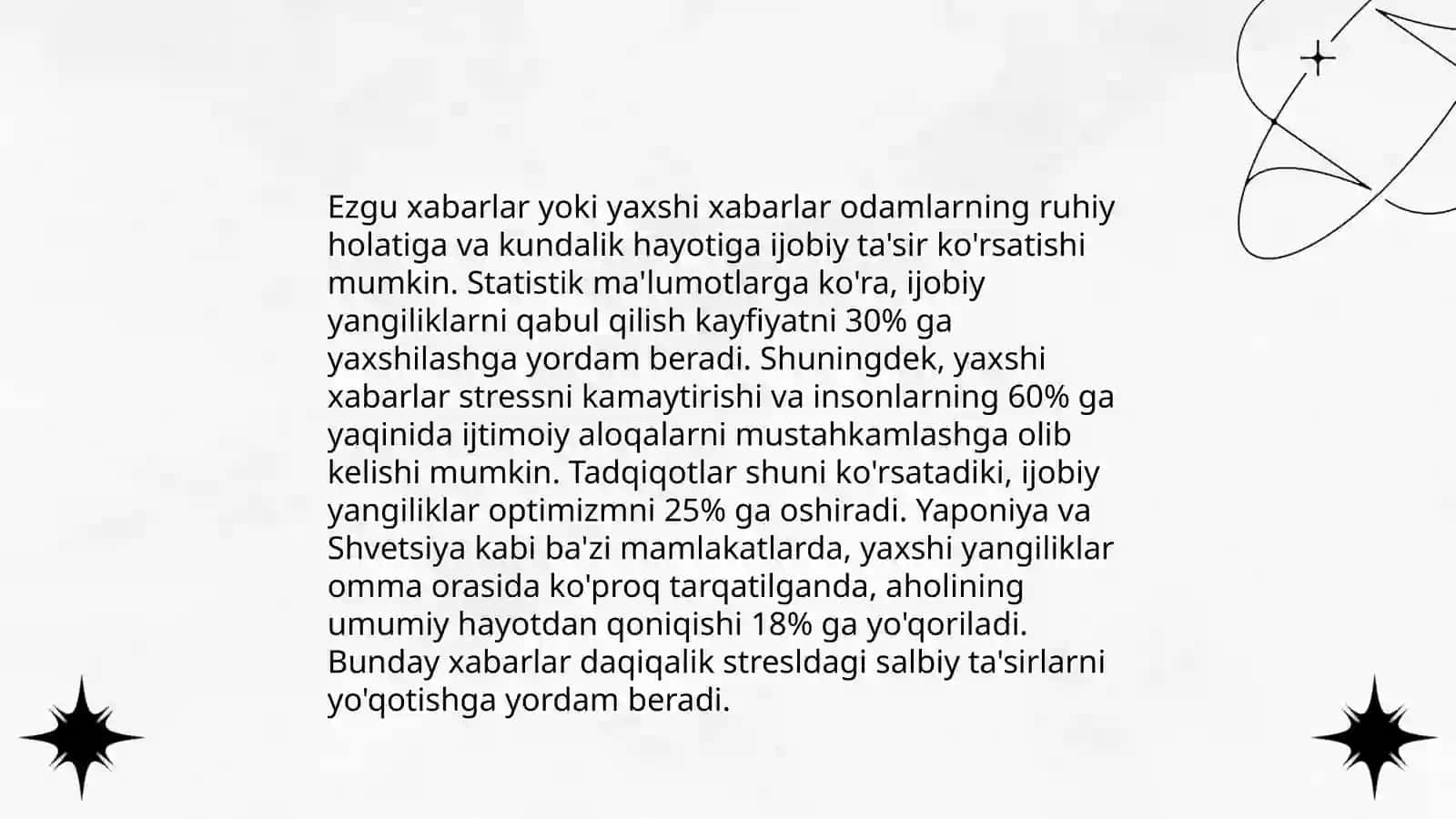 Internet hayotimizda. Ezgu xabarlar matnini gramatik izoh, og'zaki va yozma uslub va uning xususiyatlari 4