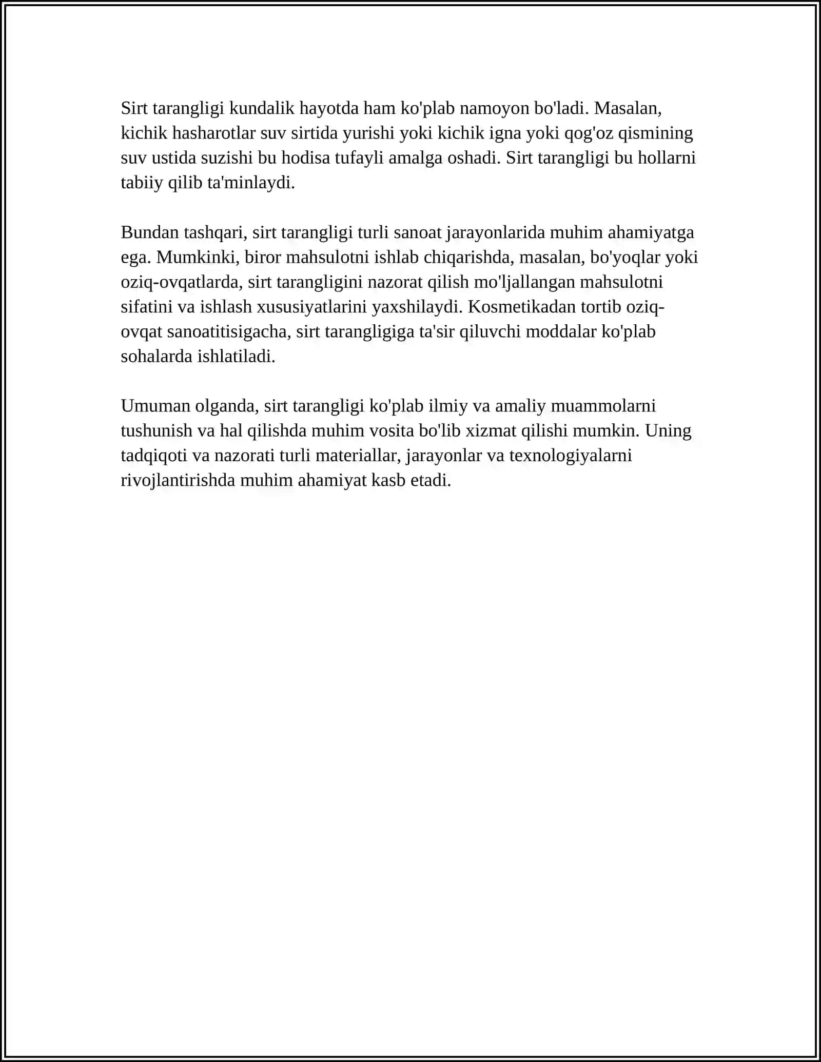 SIRT TARANGLIGI HODISASI VA UNDAN TIBBIYOTDA FOYDALANISH. HAVO VA GAZ EMBOLIYASI 4