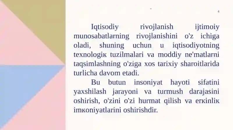 IQTISODIY RIVOJLANISH 4