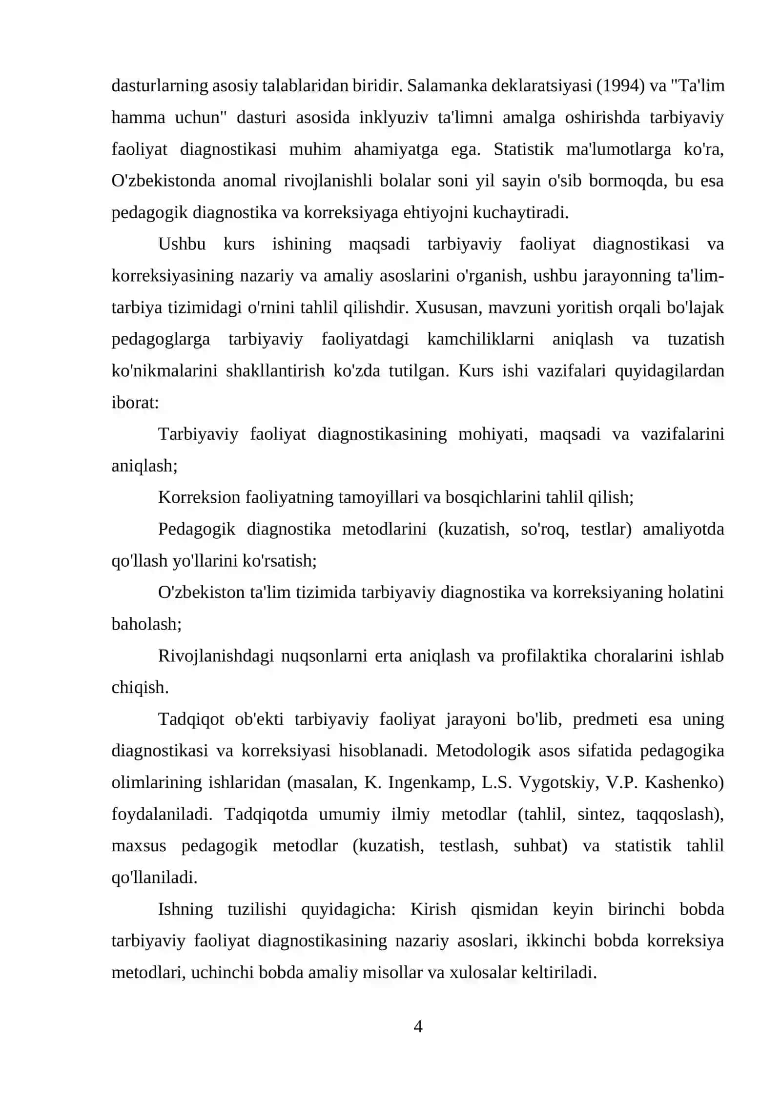 Tarbiyaviy faoliyat diagnostikasi va korreksiya 4